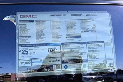 2026 GMC Terrain AT4