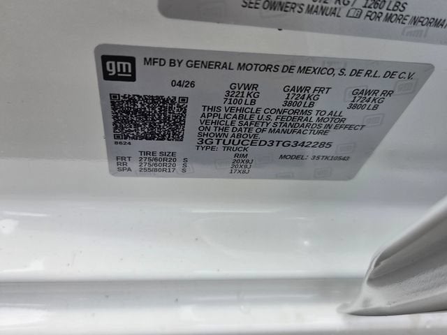 2026 GMC Sierra 1500 Elevation