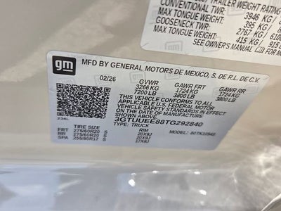 2026 GMC Sierra 1500 AT4
