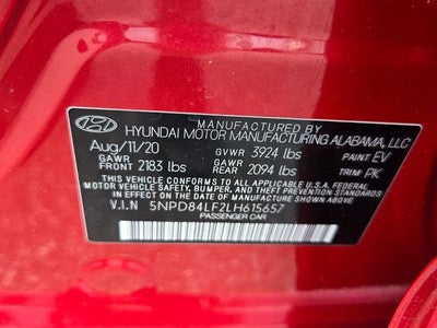 2020 Hyundai Elantra SEL